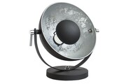 Lampa biurkowa Cama 40 cm czarno-srebrna