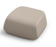 Pufa Sugar beżowa AMB - Lyxo Design