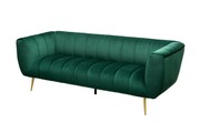 Sofa Lesse 225 cm szmaragdowy Invicta