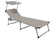 Leżak Merivo beżowy - Greenwood