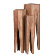 Zestaw stolików bocznych Pillar Acacia - Wohnling