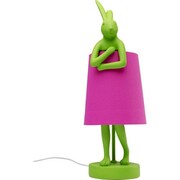 Lampa stołowa Animal Rabbit Green/Pink 50 cm