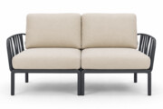 Sofa modułowa Komodo 2 antracytowy stelaż - Nardi