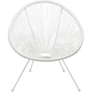 Fotel Acapulco Mono White - Kare