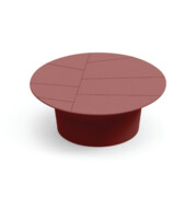 Stolik kawowy Vera czerwony GNT - Lyxo Design