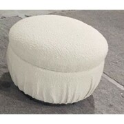 Pufa Nube boucle kremowa