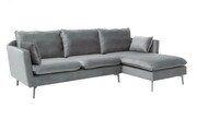 Sofa Famous srebrno-szara