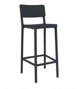 Hoker Lisboa High Stool Dark Grey Resol