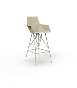 Hoker Faz z podłokietnikami - ecru VONDOM