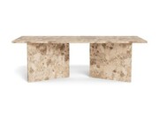 Prostokątny stolik kawowy Vega latte brown - Actona