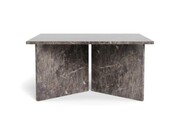 Kwadratowy stolik kawowy Vega marron brown - Actona