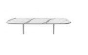 Blat kompaktowy dla podstawy Tripè double 160x80 cm Scab Design