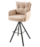 Hoker obrotowy Big George Velvet Beige - Invicta