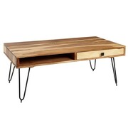 Stolik kawowy Bagli Acacia 110 x 60 cm - Wohnling