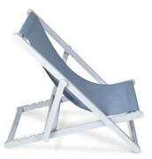Leżak ogrodowy z tworzywa sztucznego Nap - niebieski