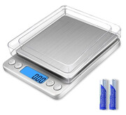 Waga jubilerska do 500 g, elektroniczna z wyświetlaczem LCD, na baterie, dokładność 0,01 g wagPRO-A500GA