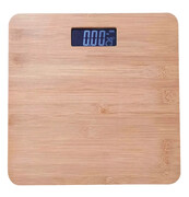 Waga elektroniczna łazienkowa do 180 kg bambusowa kg lb wagPRO-B3