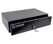 Szuflada do kasy fiskalnej, podłużna, wysuwana z organizerem 2x po 8 przegród, pojemna securePRO-495