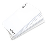 Karty RFID UNIQUE 125 kHz, zakodowane, białe bez nadruku, z chipem TK4100- zestaw 15 sztuk HD-RWC01