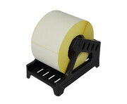 Dyspenser do etykiet samoprzylepnych na rolce lub składanych, na naklejki do szerokości 110 mm OPrint-LSB