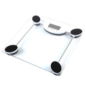 Elektroniczna waga łazienkowa do 150 kg szklana kg lb ekran LCD wagPRO-B6