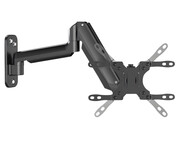 Uchwyt na monitor ścienny z regulacją i sprężyną gazową, przekątna 17