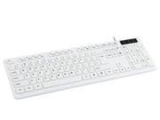 Biała klawiatura mechaniczna przewodowa USB typerCLAW-PC110W