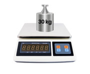 Waga elektroniczna sklepowa do 30 kg z wyświetlaczem i bezprzewodowym działaniem, dokładność 1g wagPRO-S30