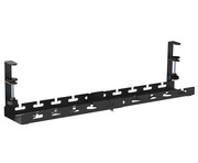 Półka na kable pod biurko, metalowy uchwyt z regulacją długości, montowany na śrubę zaciskową SolidHand-CM02