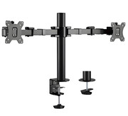 Uchwyt na 2 monitory biurkowy, przekątna 17