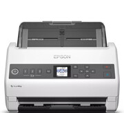 Skaner do EZD sieciowy Epson z automatycznym podajnikiem 100 arkuszy A4, dwustronny skan, wyświetlacz LCD DS-730N