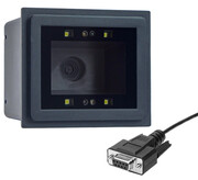 Czytnik QR i kodów kreskowych, stacjonarny, przewodowy z interfejsem RS232, odczyt z ekranu LCD HD340