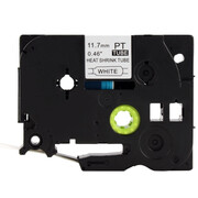 Taśma biała do czarnego nadruku termokurczliwa na przewody 11,7 mm x 1,5 m TapeMate-117BW15