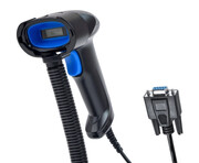 Skaner kodów kreskowych z podstawką, czytnik przewodowy, automatyczny odczyt, interfejs RS232 HD10C