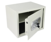 Sejf na pieniądze z zamkiem elektronicznym i mechanicznym, zamykany na kod PIN i na klucz SecureBox-50