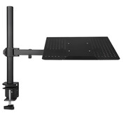Podstawka na laptopa na biurko na stojaku, regulowana manualnie, przekątna 13-32 cale, na zacisk SolidHand-L01