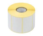 Etykiety termotransferowe na rolce, białe o wymiarach 50 x 30 mm 1000 sztuk do EZD ETK-TT-50x30-FI25