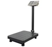Waga do 300 kg elektroniczna z platformą ważącą, bezprzewodowe działanie, wyświetlacze wagPRO-P300