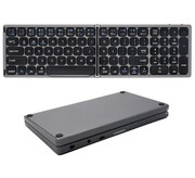 Klawiatura składana Bluetooth z układem QWERTY i numpadem, kompaktowa do laptopa, tabletu typerCLAW-BS110