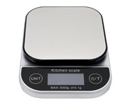 Waga spożywcza do 5 kg do kuchni z dokładnością 0,1 grama, na baterie z wyświetlaczem wagPRO-K5B