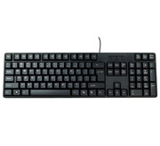 Klawiatura komputerowa z blokiem numerycznym, przewodowa na USB z układem QWERTY, klasyczna typerCLAW-PC100