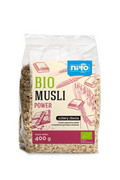 BIO Musli Power 4 zboża z gorzką czekoladą 400g DATA: 8/2026 1 szt.