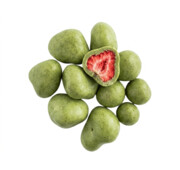 Truskawki (liofilizowane) w białej czekoladzie z Matchą 0.25 kg