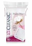 Cleanic Płatki kosmetyczne Pure Effect Kwadratowe, 50 szt