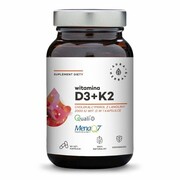 Witamina D3 2000 IU + K2, Aura Herbals, 90 kapsułek