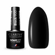 CLARESA Lakier hybrydowy do paznokci BLACK - 900 5g
