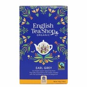 Ekologiczna herbata, Earl Grey z dodatkiem bergamotki, 20 x 2,25g, English Tea Shop