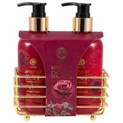 Zestaw prezentowy do pięlęgnacji dłoni Midnight Rose Koszyk metalowy - 2 produkty, Aurora