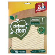 Ściereczka z mikrofibry 36 cm x 36 cm, Jan Niezbędny Zielony dom