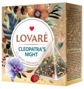 Herbata zielona z dodatkami Cleopatra's night, Lovare, 15 piramidek x 2g